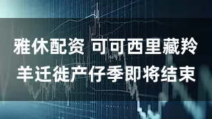 雅休配资 可可西里藏羚羊迁徙产仔季即将结束