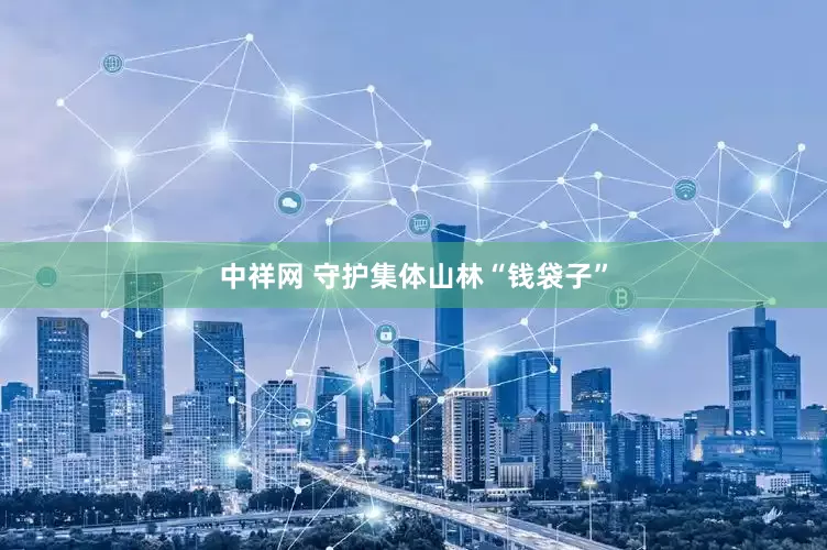 中祥网 守护集体山林“钱袋子”