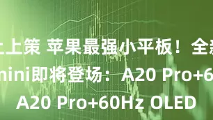 上上策 苹果最强小平板！全新iPad mini即将登场：A20 Pro+60Hz OLED